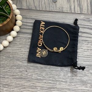 Alex and ani bracelet in gold color